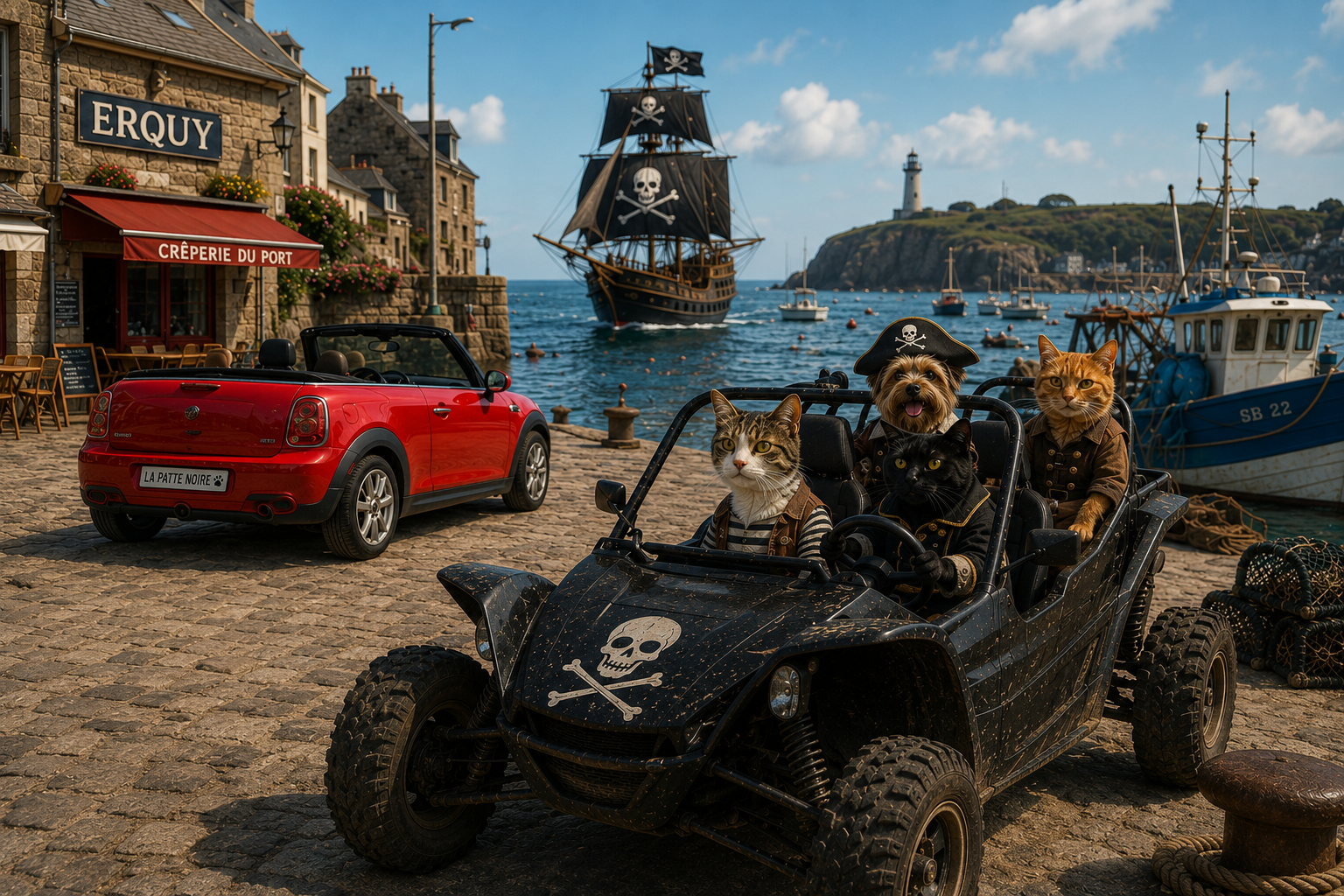 L'équipage de la Patte Noire est à Erquy