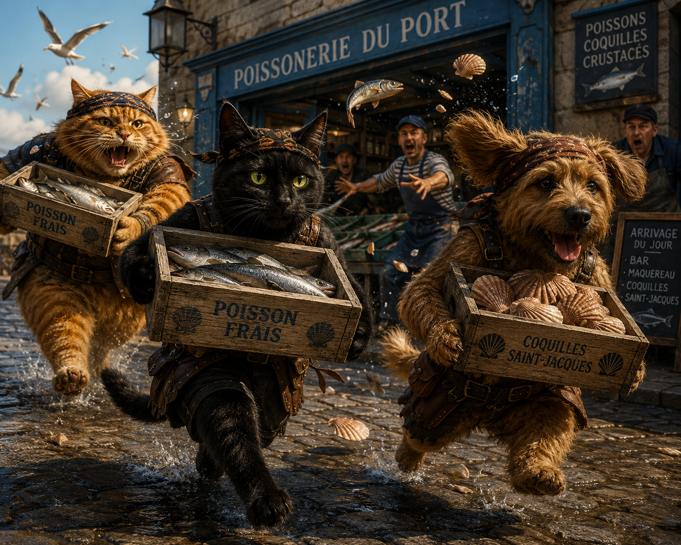 Ne pas laisser de poissonerie aux chats