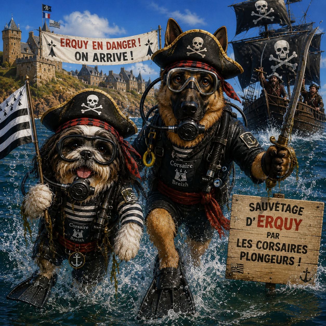Malo et Onyx passent à l'attaque, Erquy, c'est innacceptable