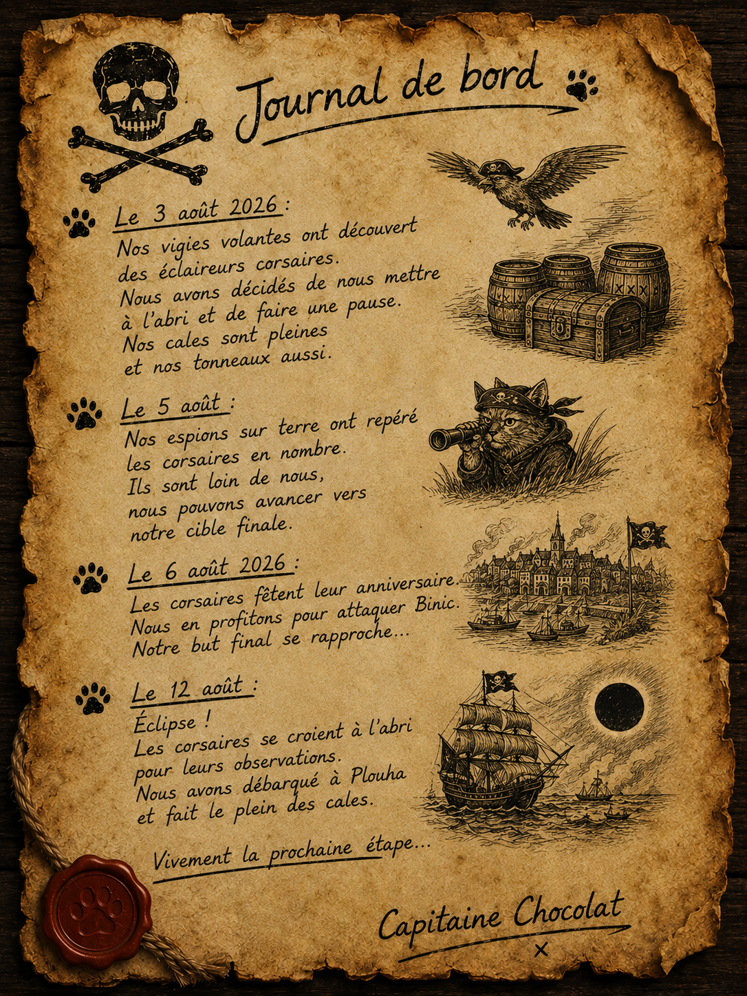 Journal de bord du capitaine 12/082026